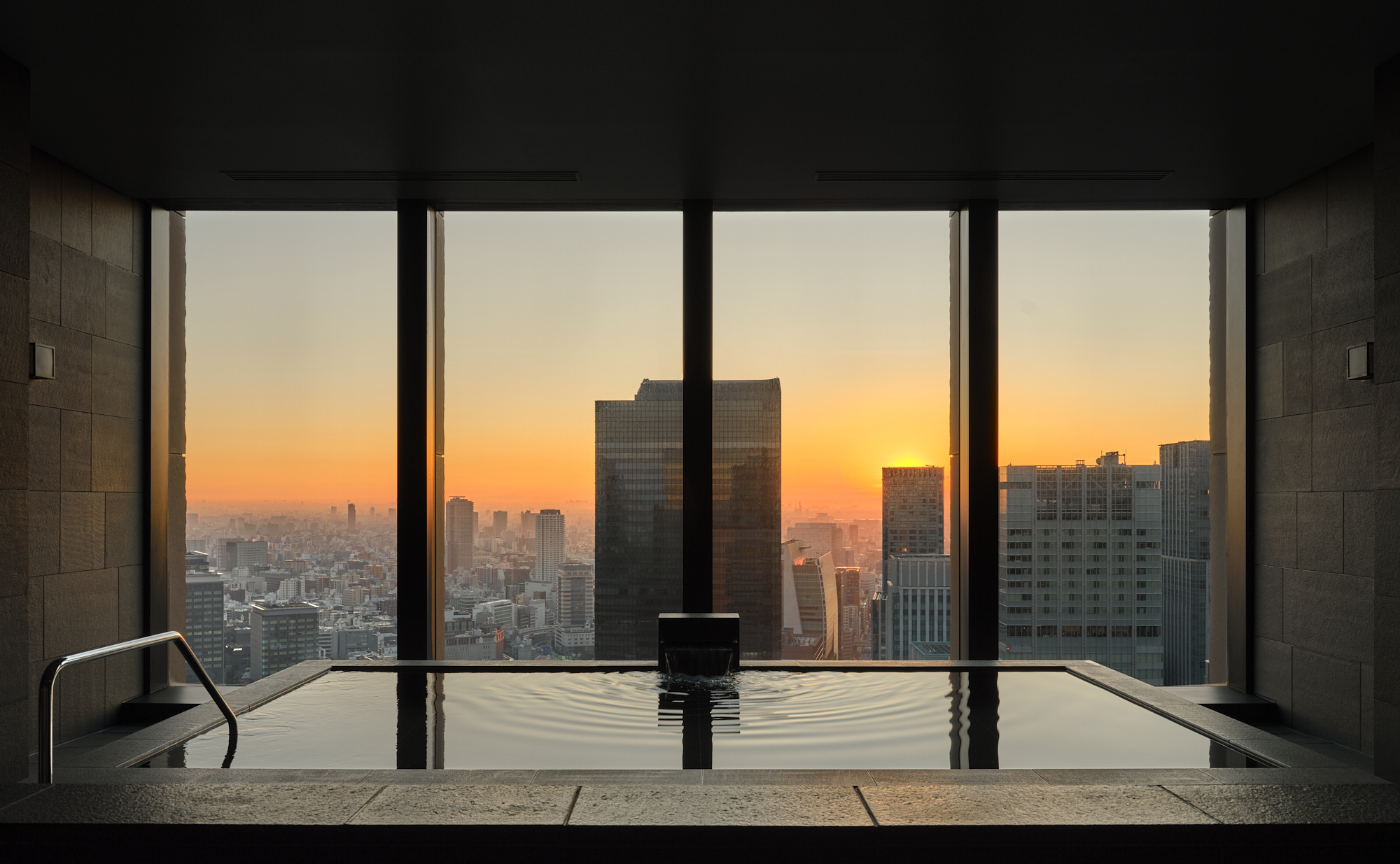Luxury hospitality and traditional Japanese bath at Aman Tokyo
